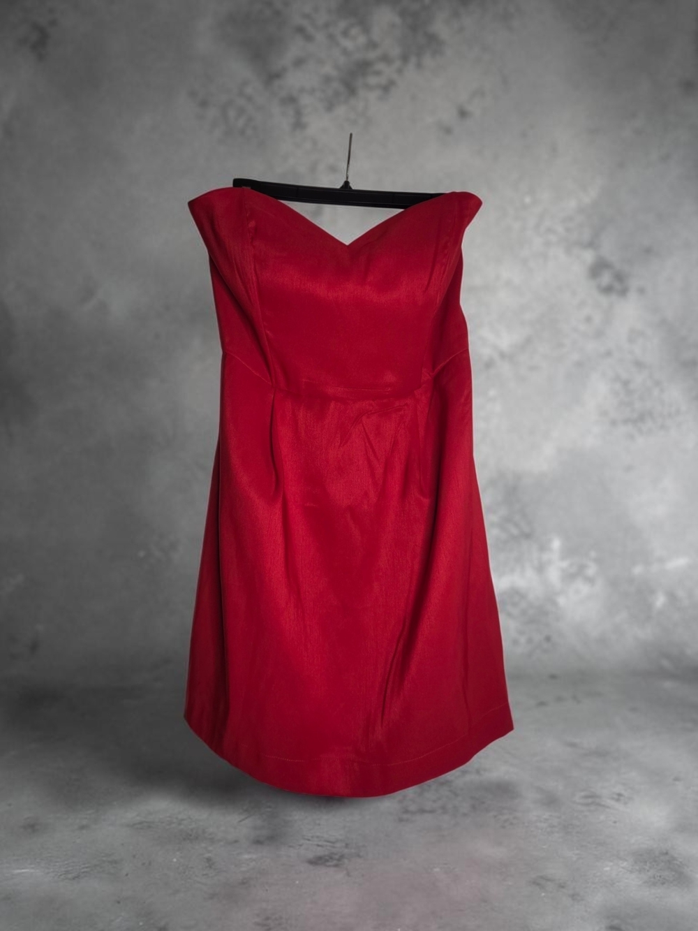 a new day Strapless Red Cocktail Dress